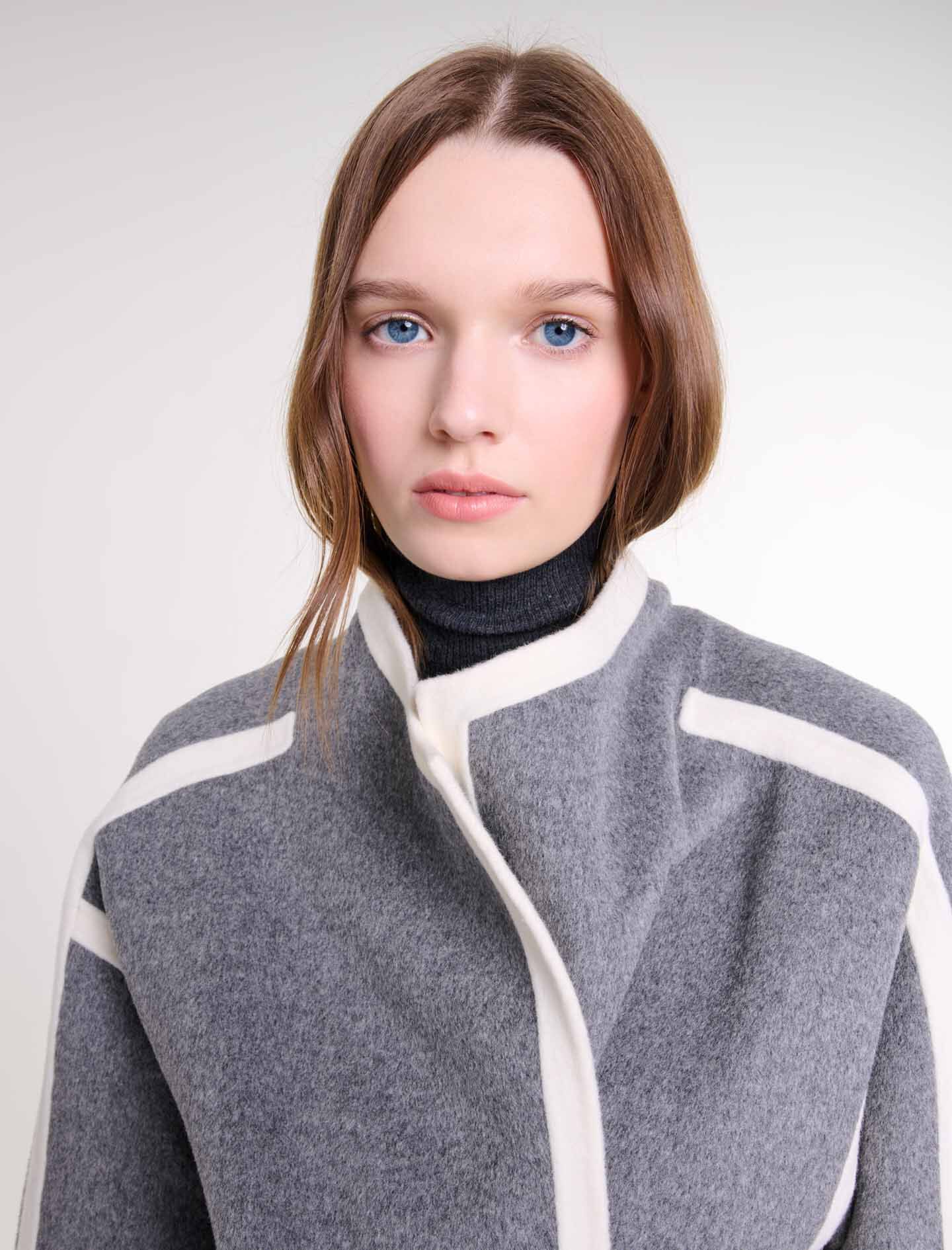 ジャケット・アウター andMary Ange short coat ivory ANDMARY】Ange short coat