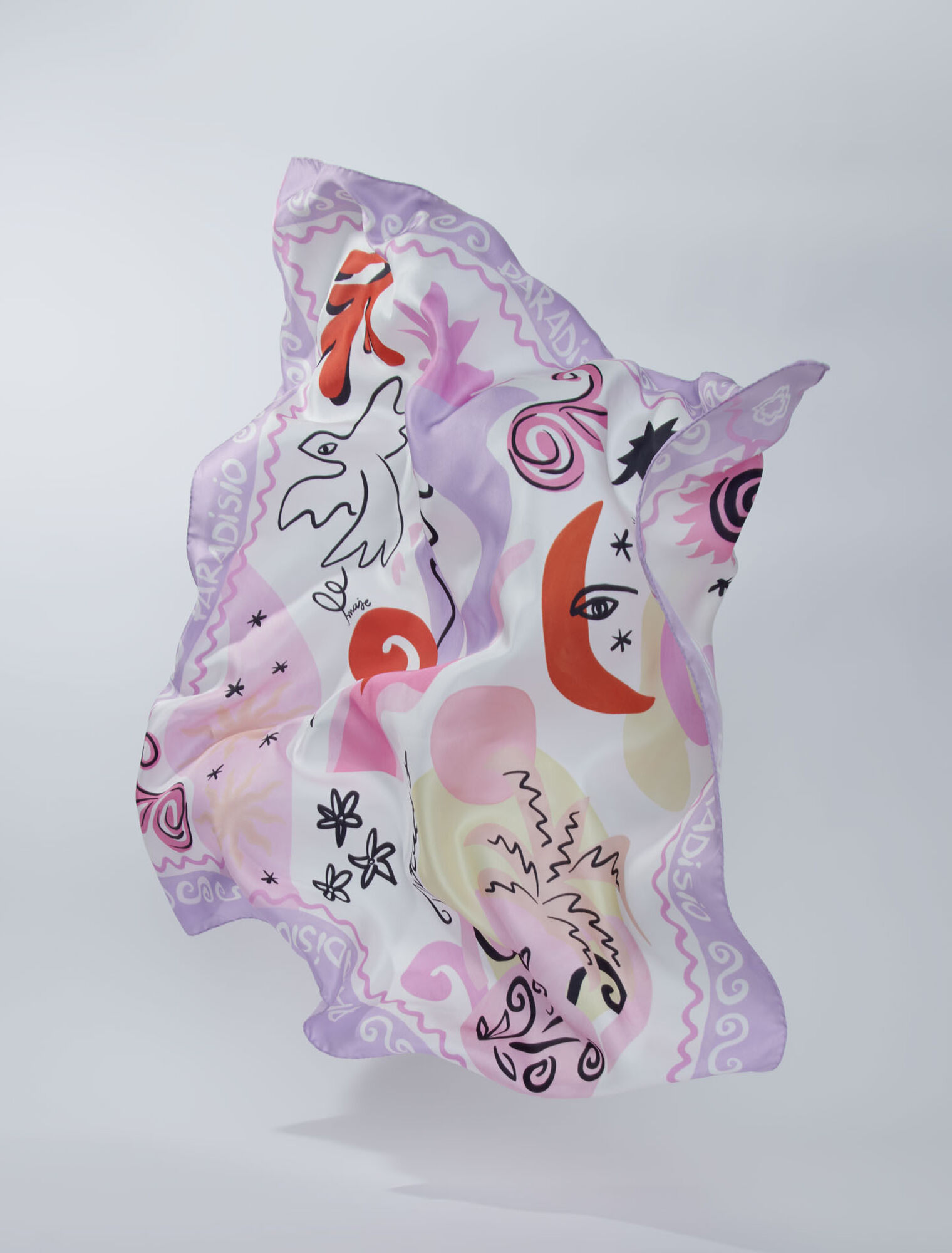 Paradisio silk scarf