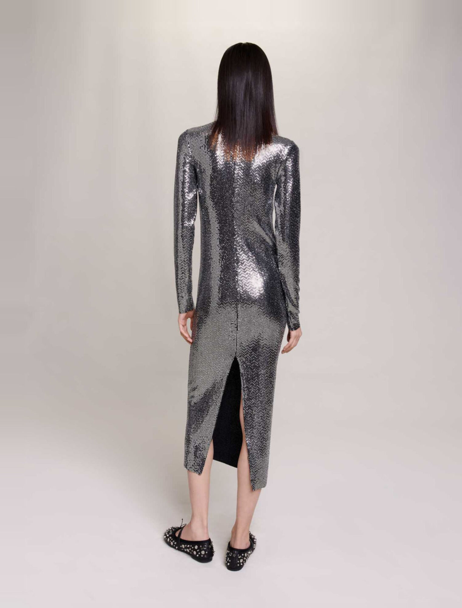 Glitter maxi dress