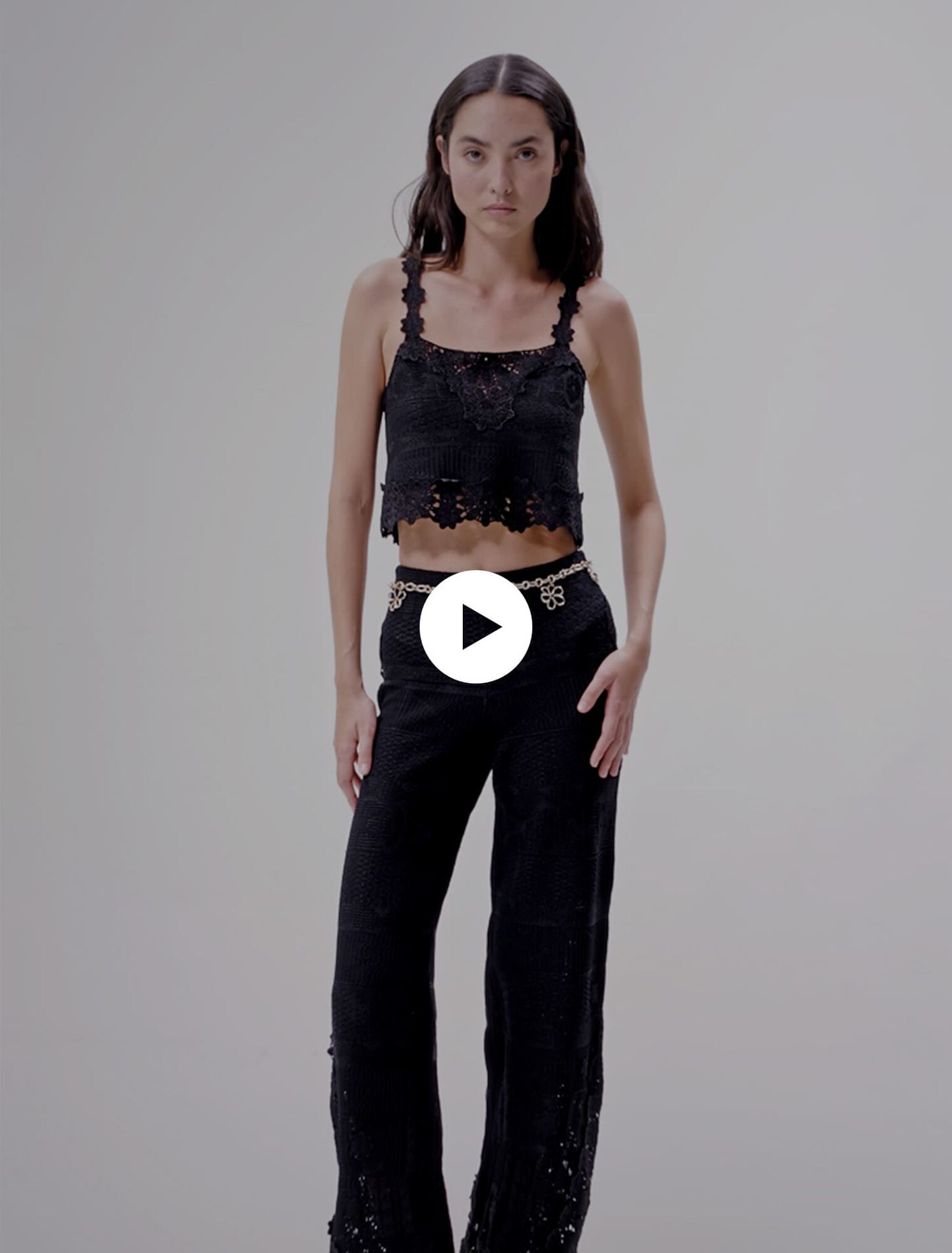 Crochet trousers