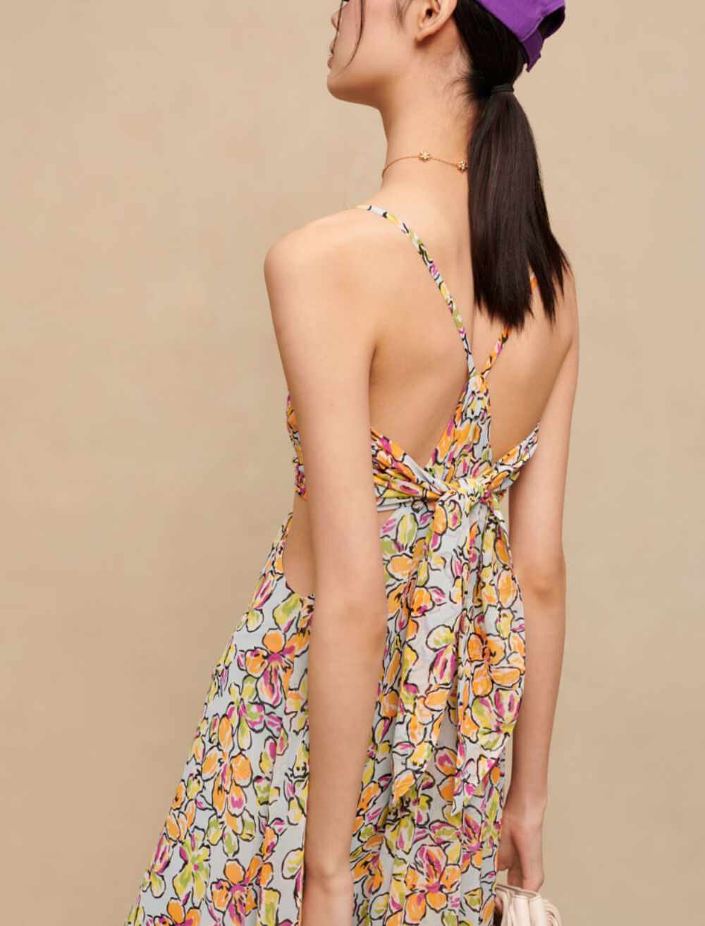 Herlipto Floral Cut Out Long Dress サイズ herlipto 𝖢𝗈𝗆𝗂𝗇𝗀 𝗍𝗈 𝗒𝗈𝗎 𝗌𝗈𝗈𝗇