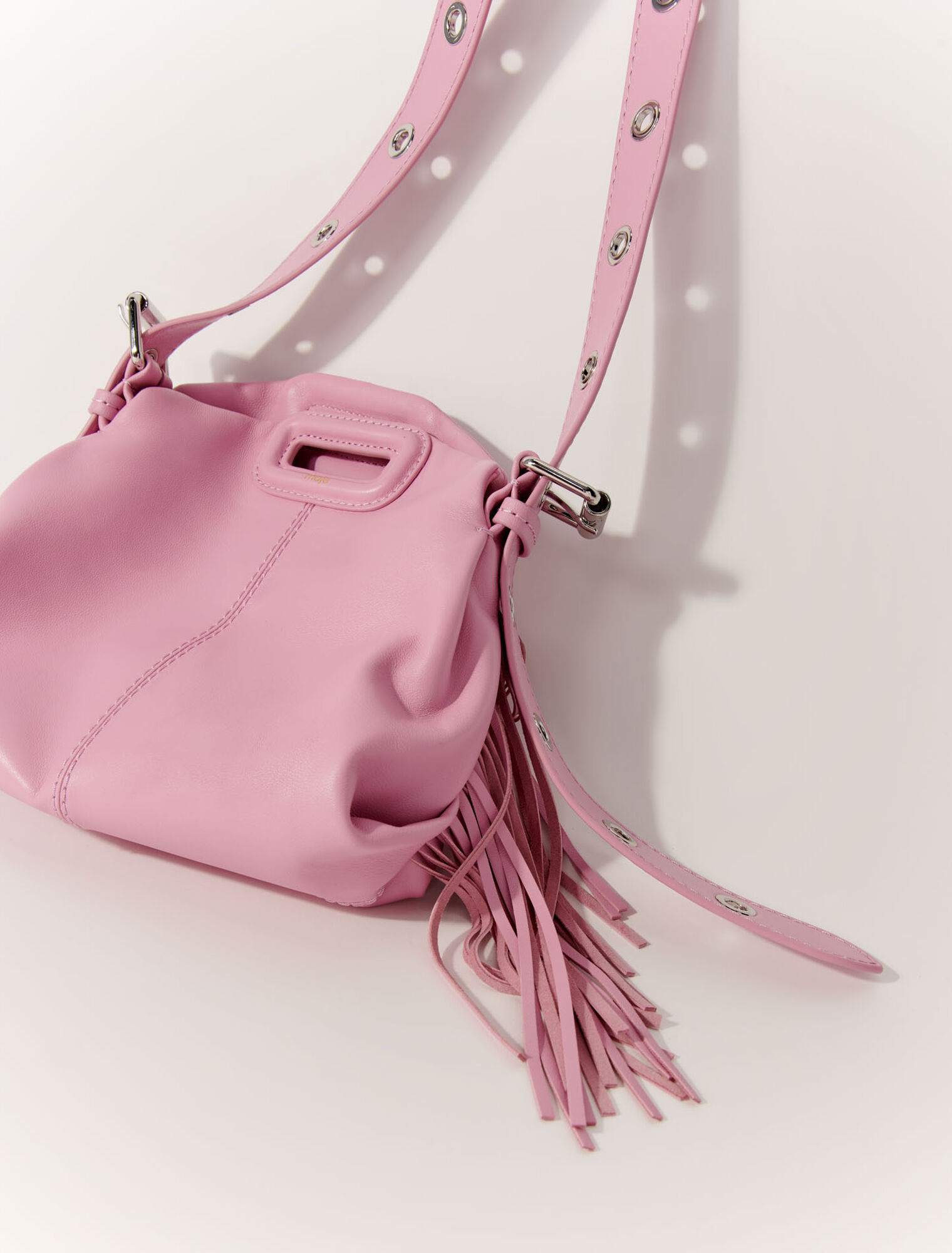 Plain leather mini Miss M bag