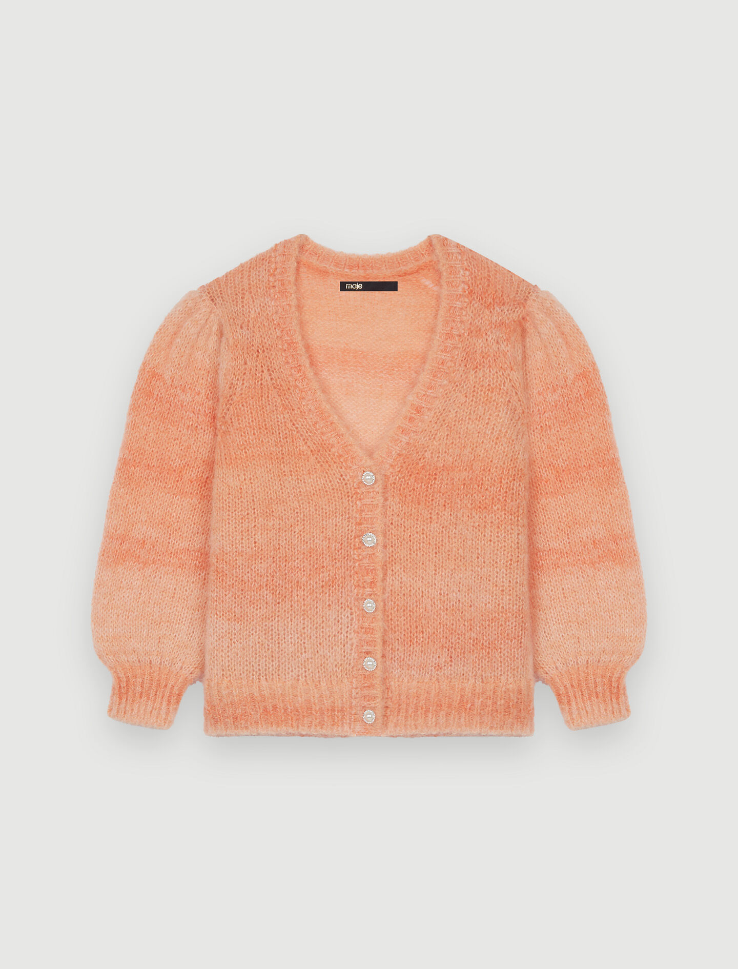 Printed mohair cardigan Printed mohair cardigan