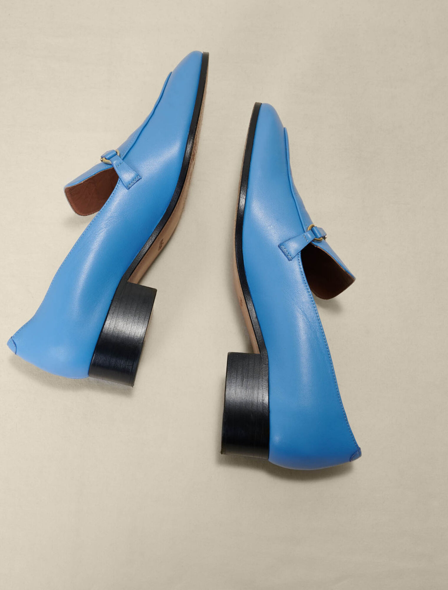 Leather loafers
