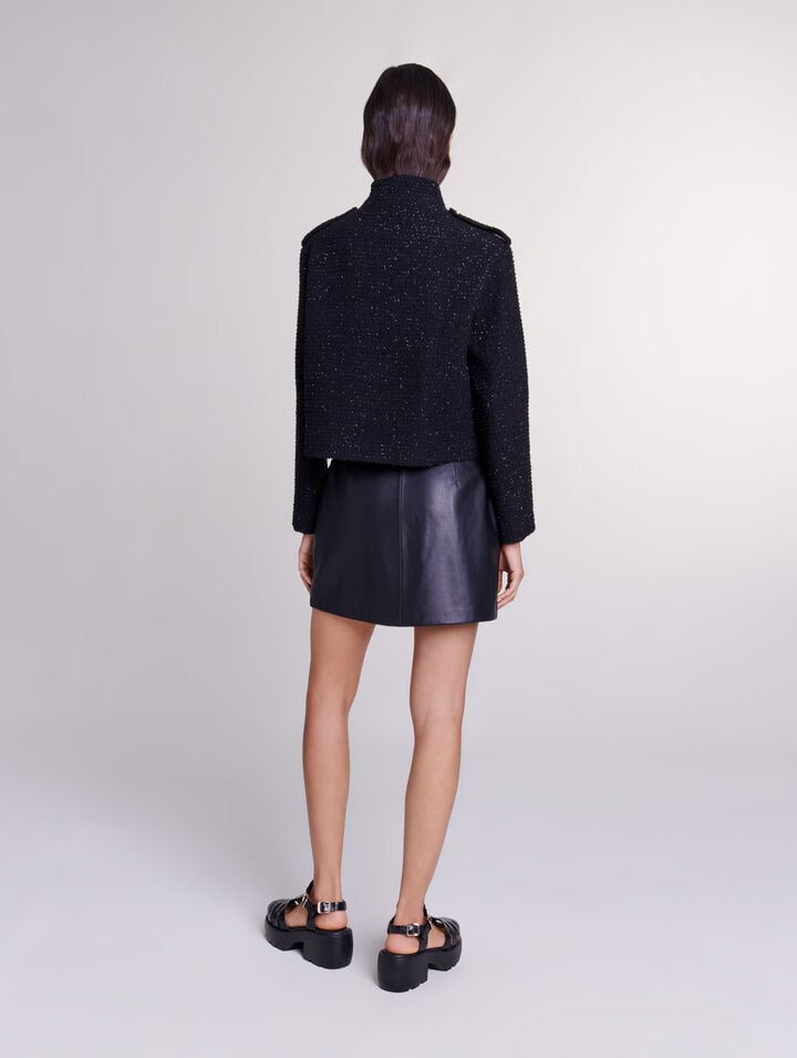 Short tweed jacket