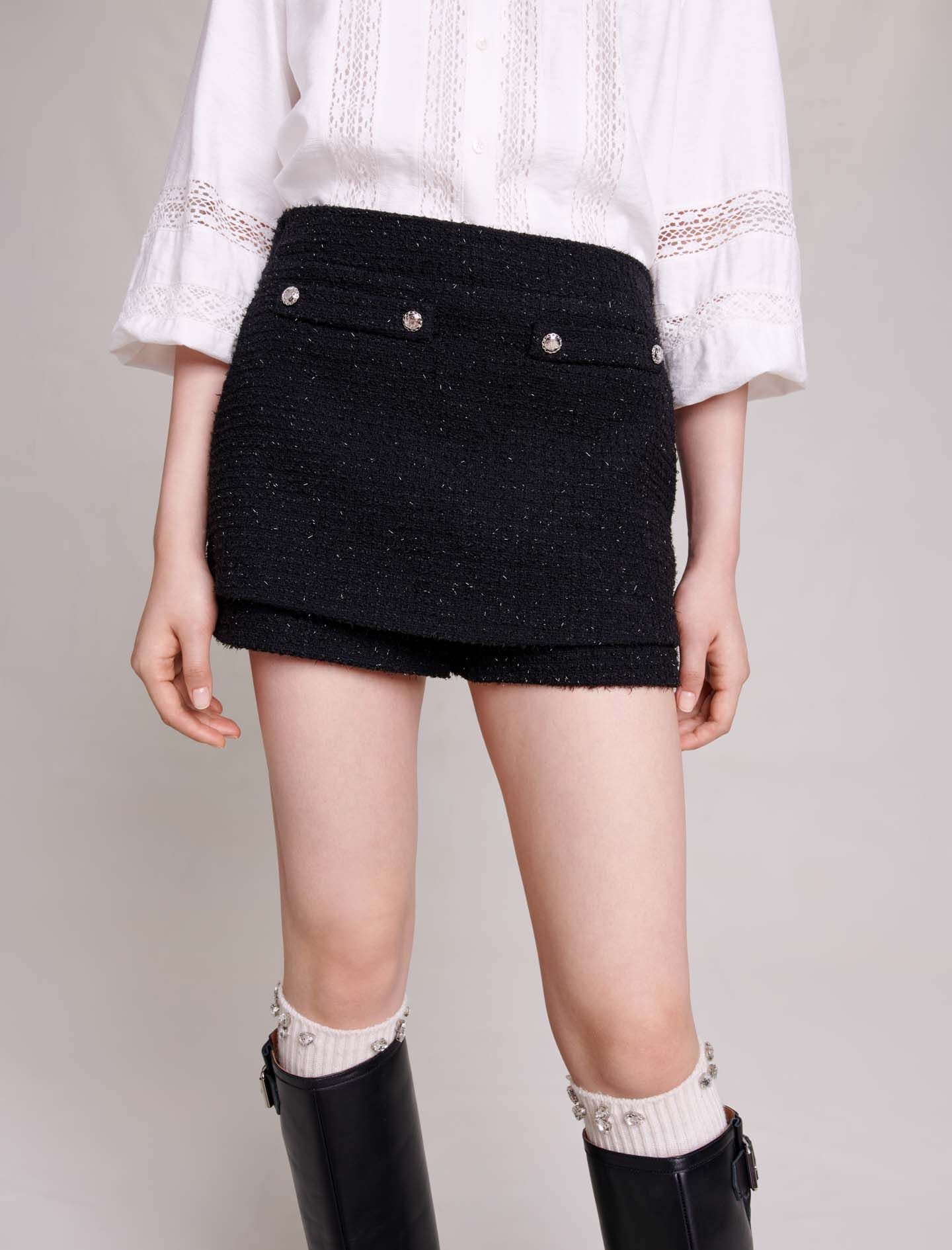 Tweed shorts
