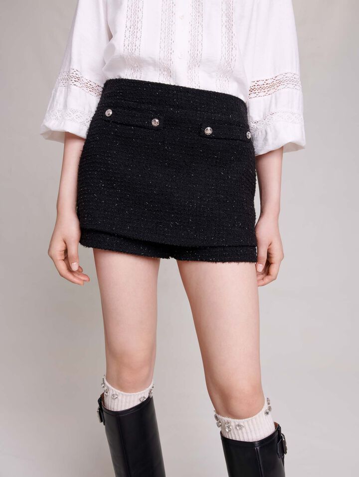 Tweed shorts