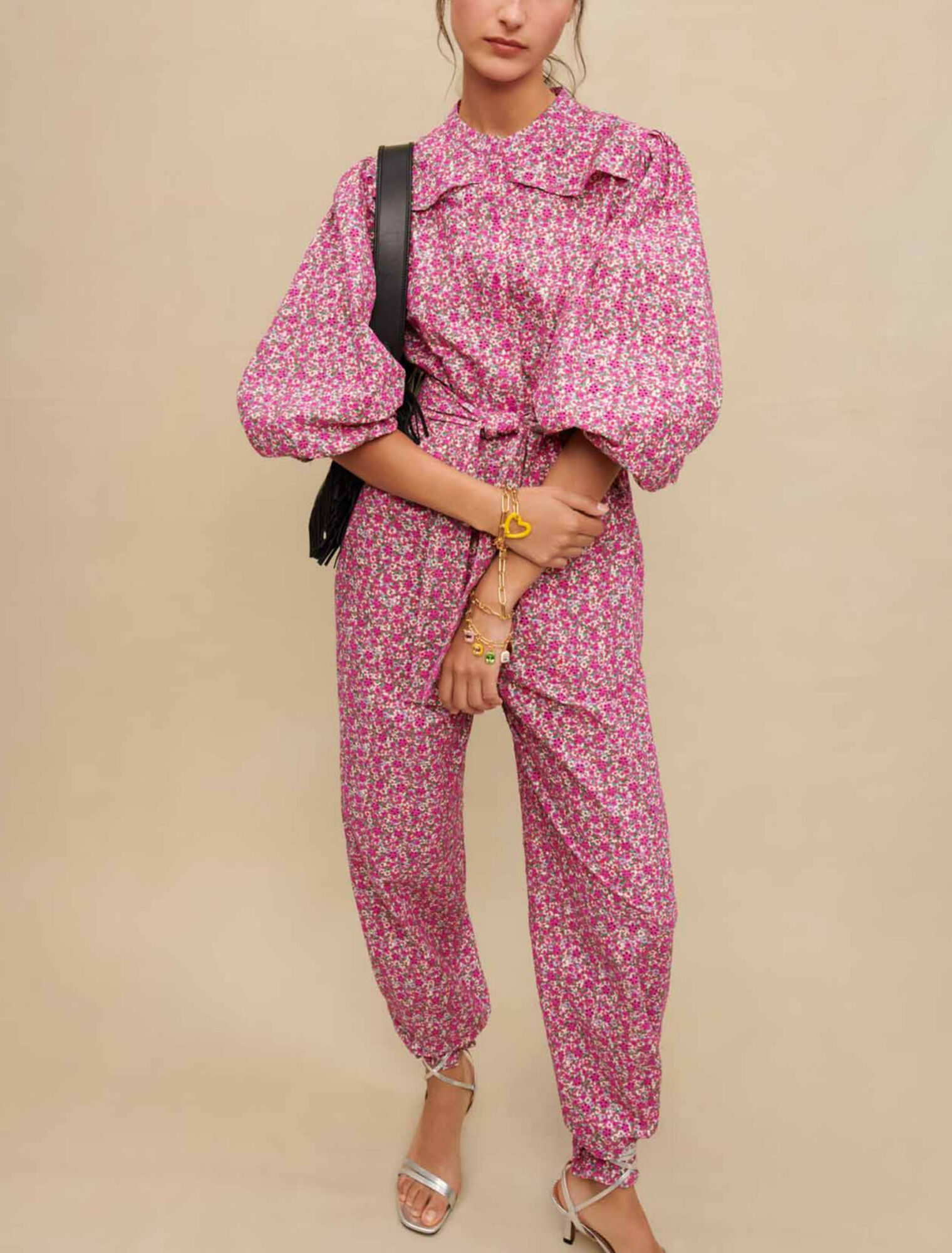Floral printed jumpsuit