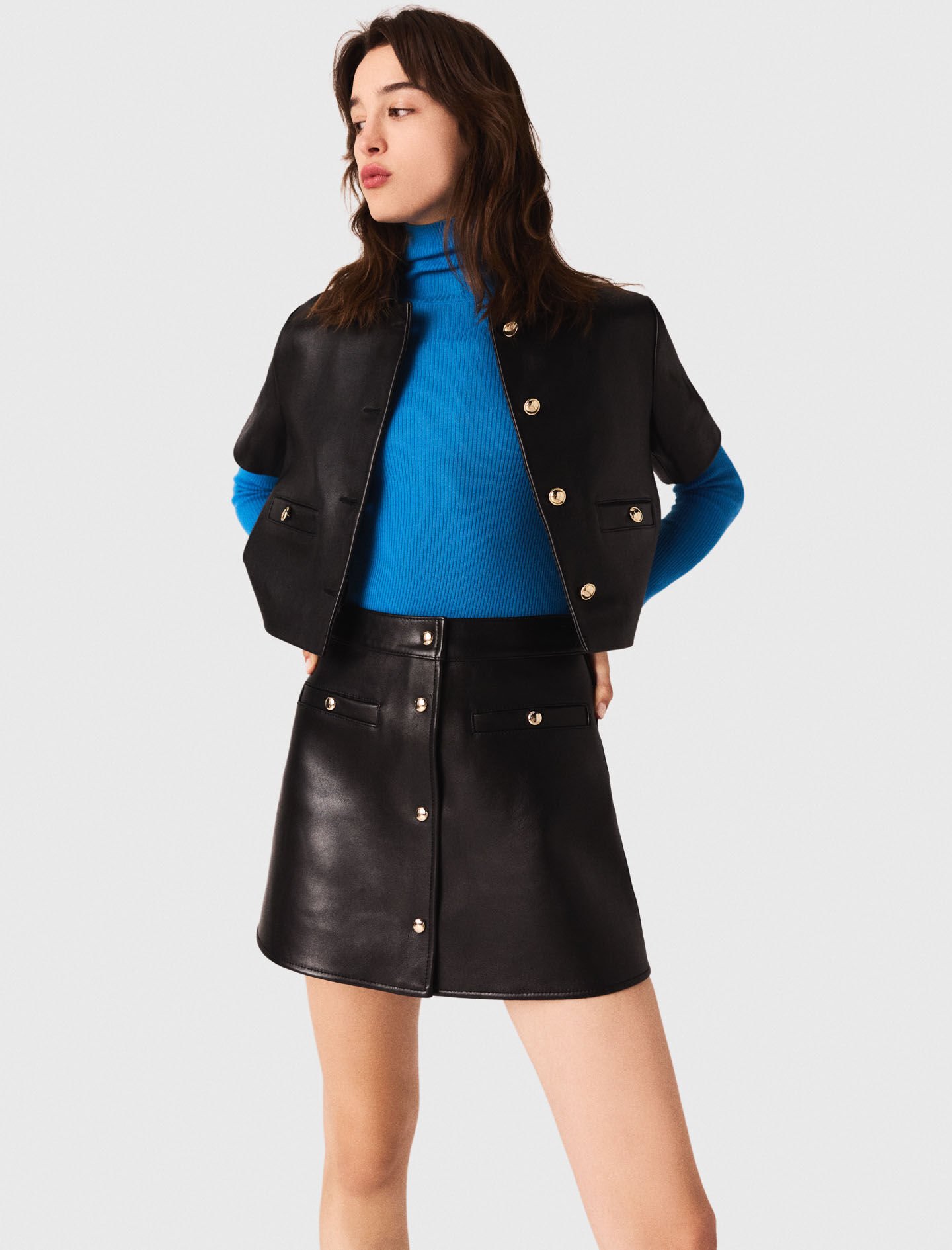 ジャケット・アウター MAJE Maje Leather Jacket | Saks Fifth Avenue