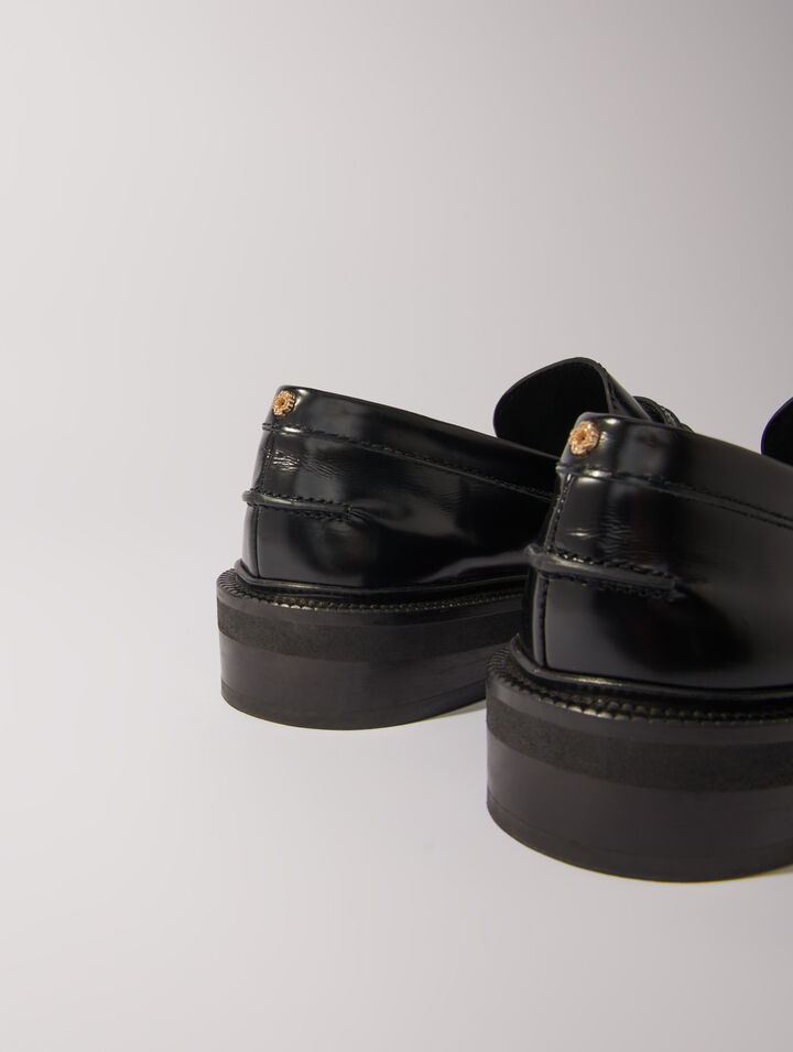 Leather loafers