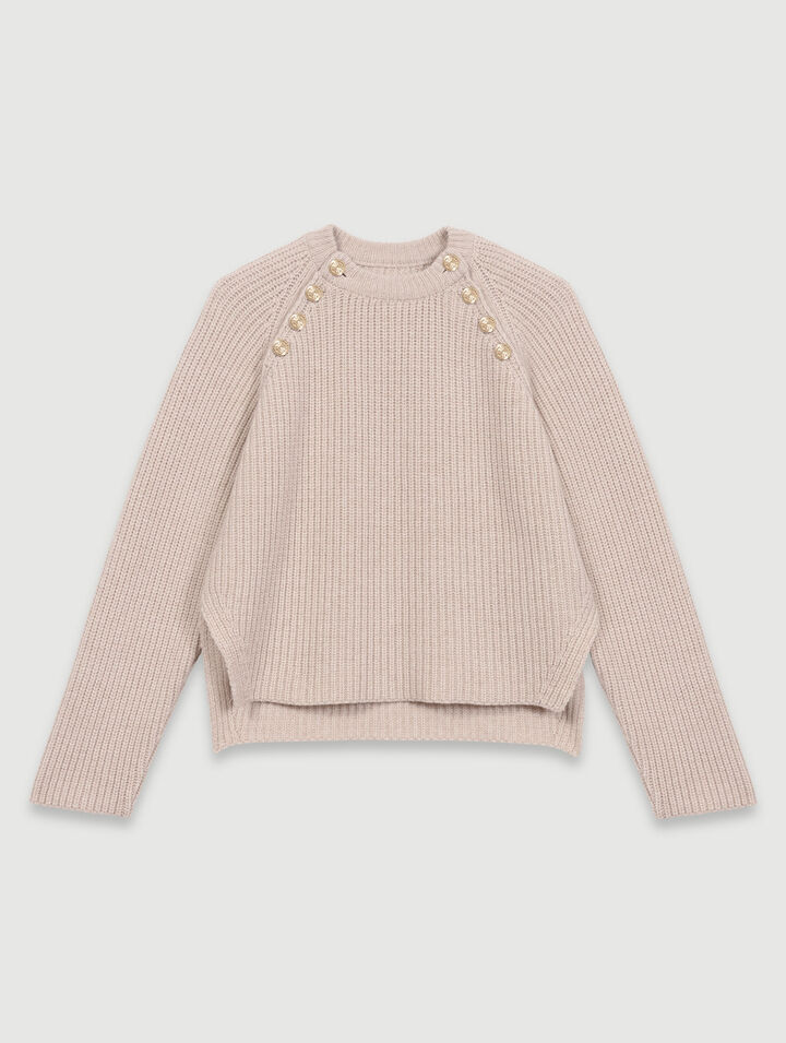 Ribbed wool jumper