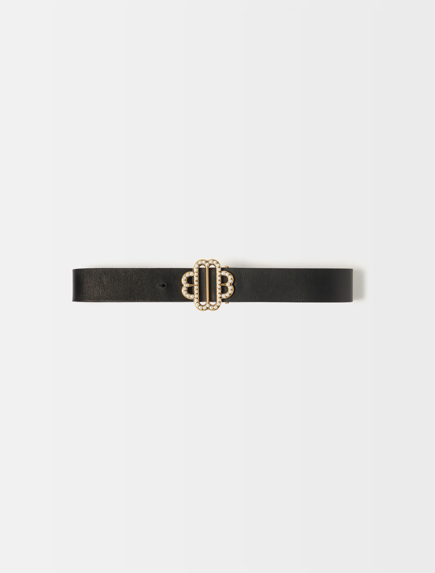Maje Clover belt with rhinestones