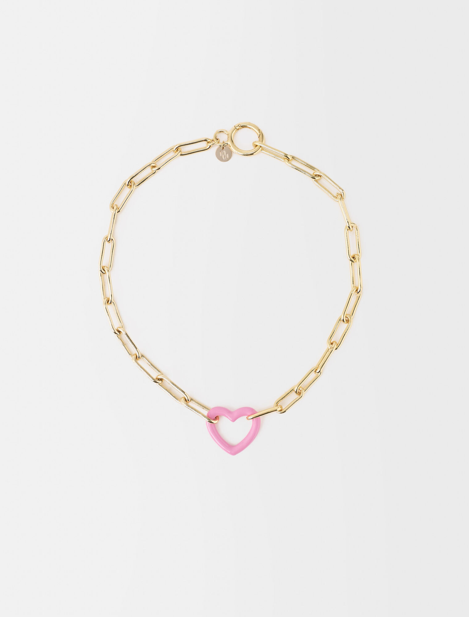 Yellow heart necklace