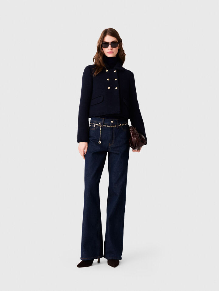 Short tweed jacket