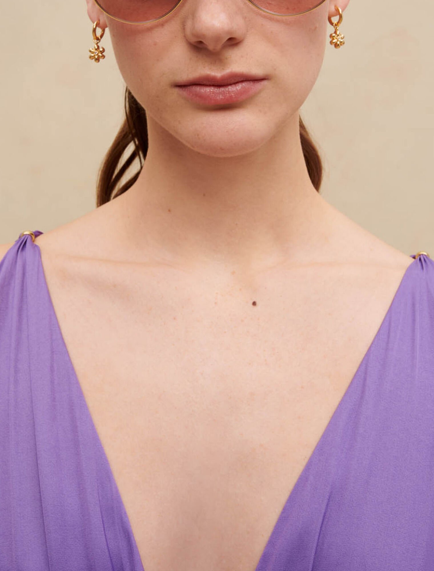 Satin maxi dress