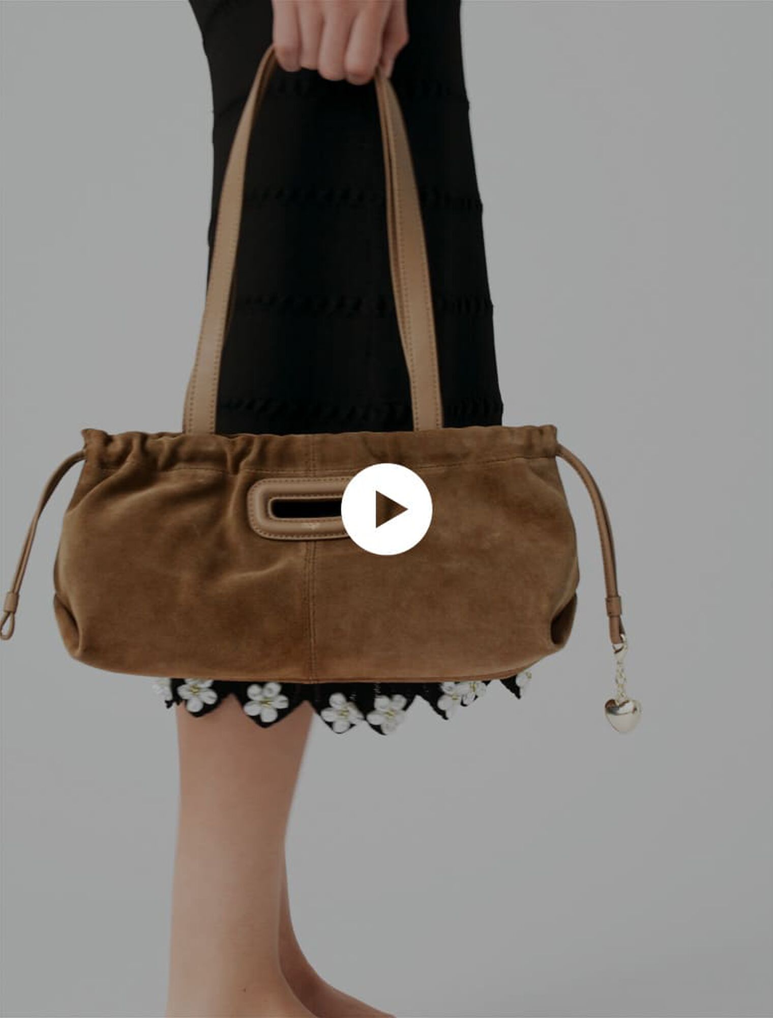 Suede Milpli Gazette bag