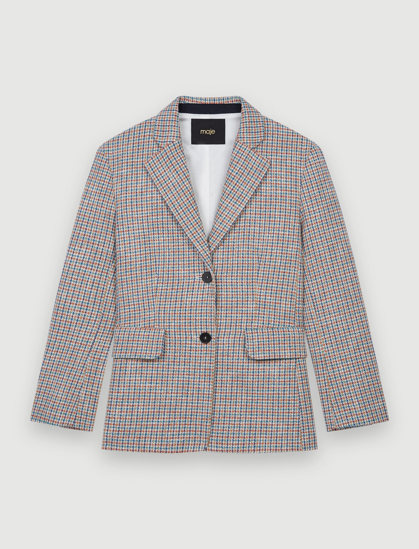 Houndstooth pattern suit jacket Houndstooth pattern suit jacket