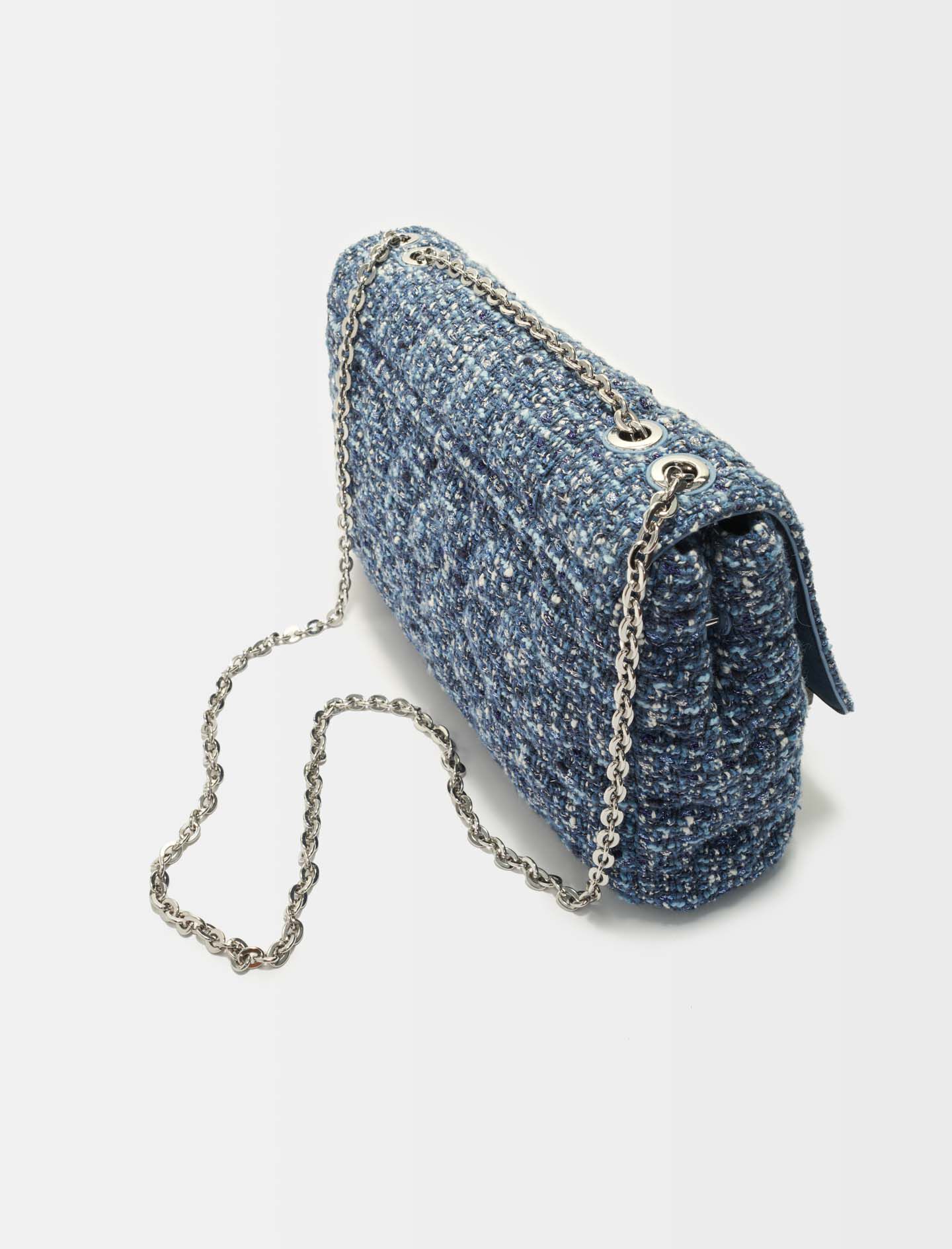 Maje Clover bag in marl tweed