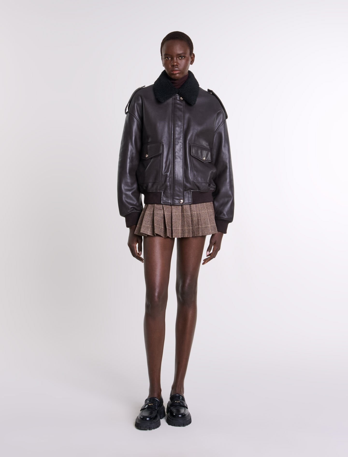 Leather jackets For Women Maje