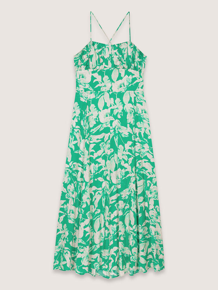 Floral patterned maxi dress