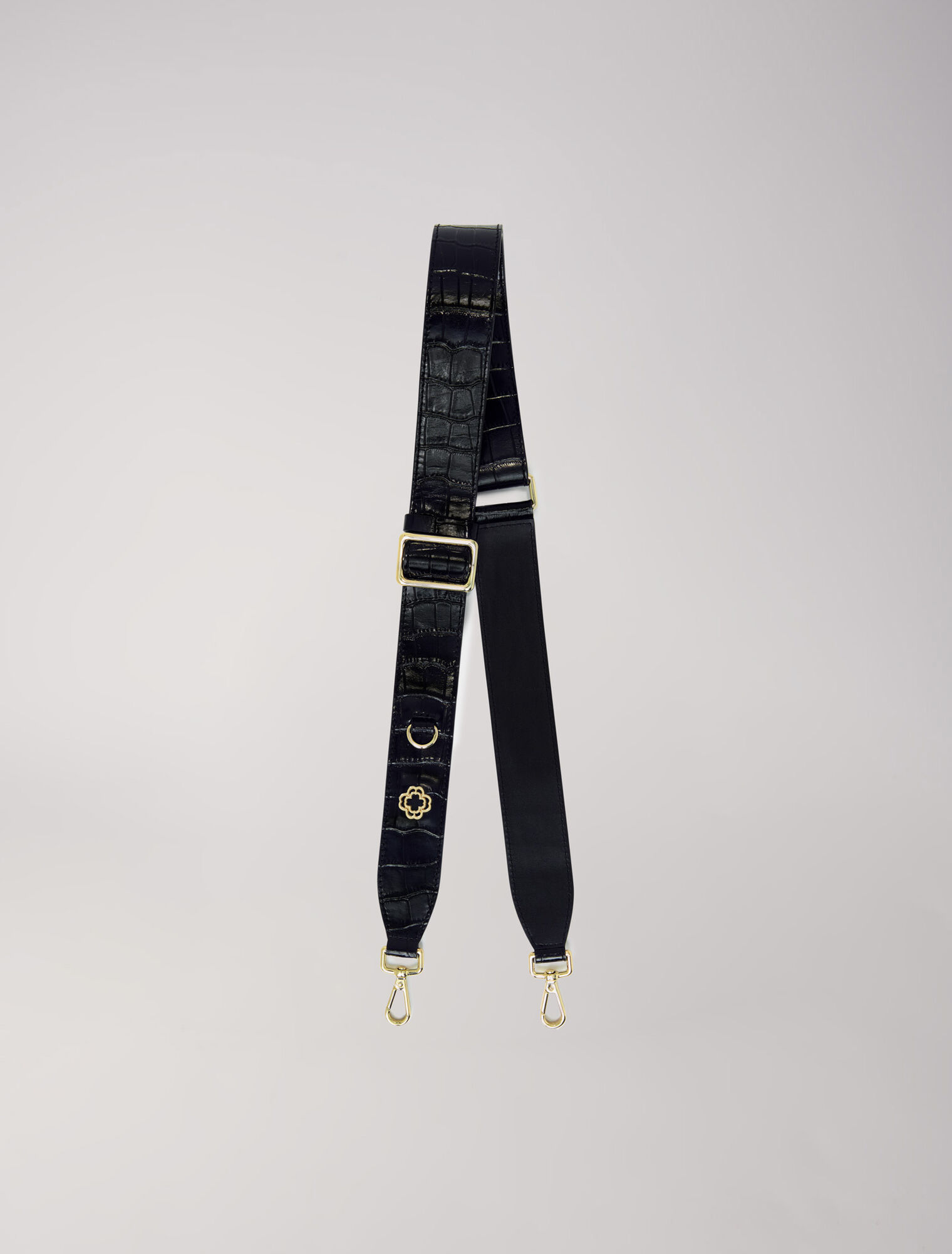 Leather shoulder strap