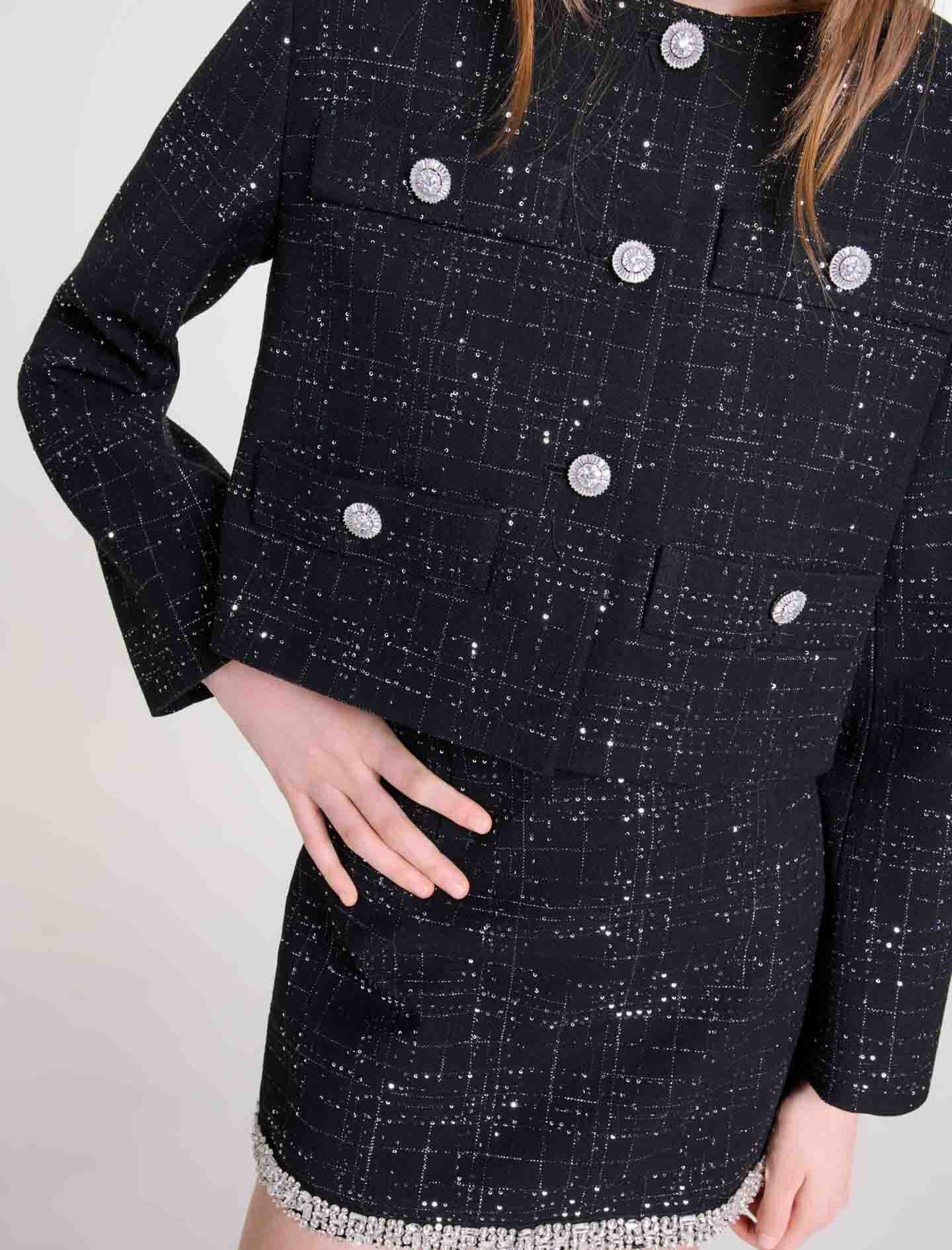 【新品未使用タグ付き】Grace Tweed Jacket 5GGN167302A-F8NP-ALT4