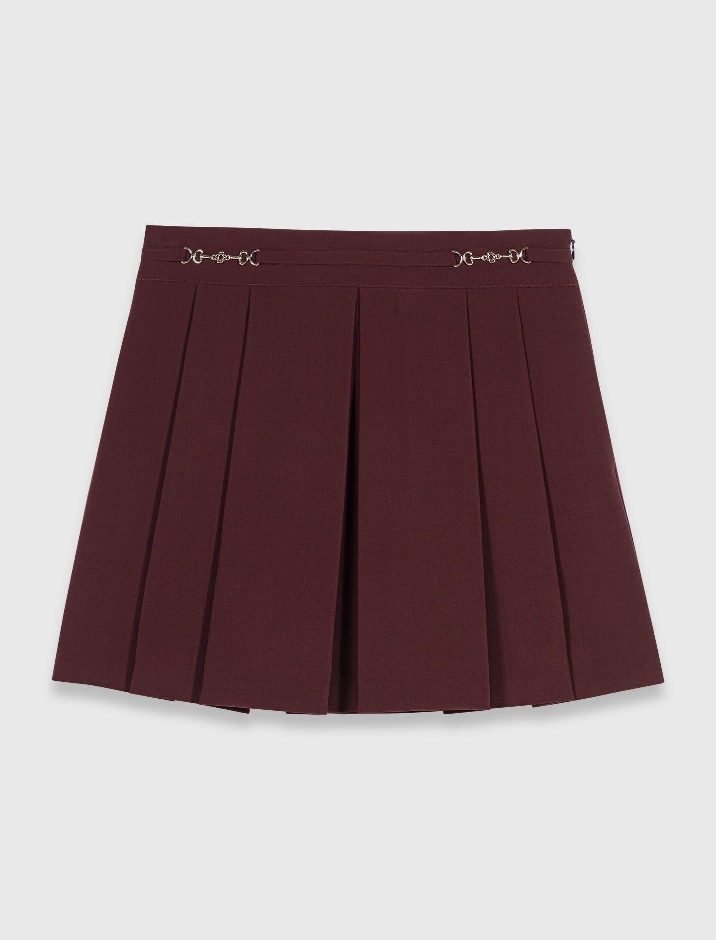 m*様 andmaryJessica pleats mini skirt S 最 Short pleated skirt Red For Women | Maje