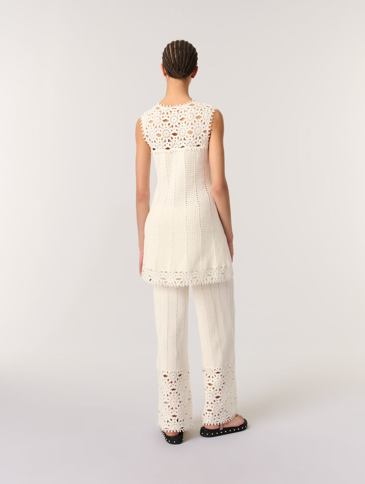 Mini crochet dress
