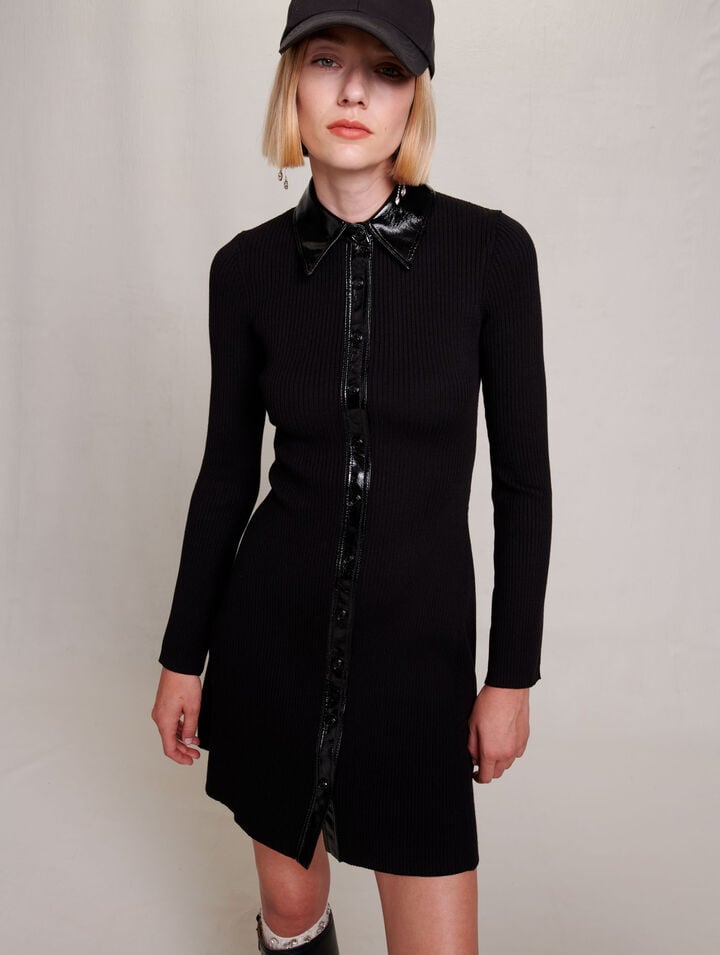 Short knit dress
