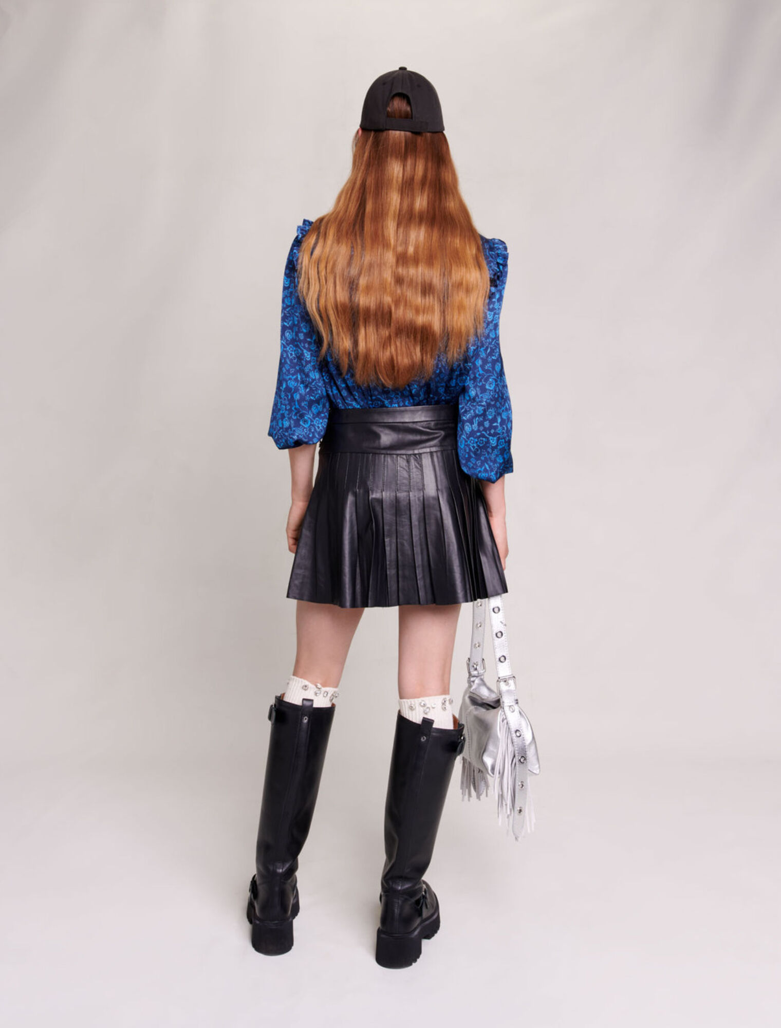 Organic print blouse