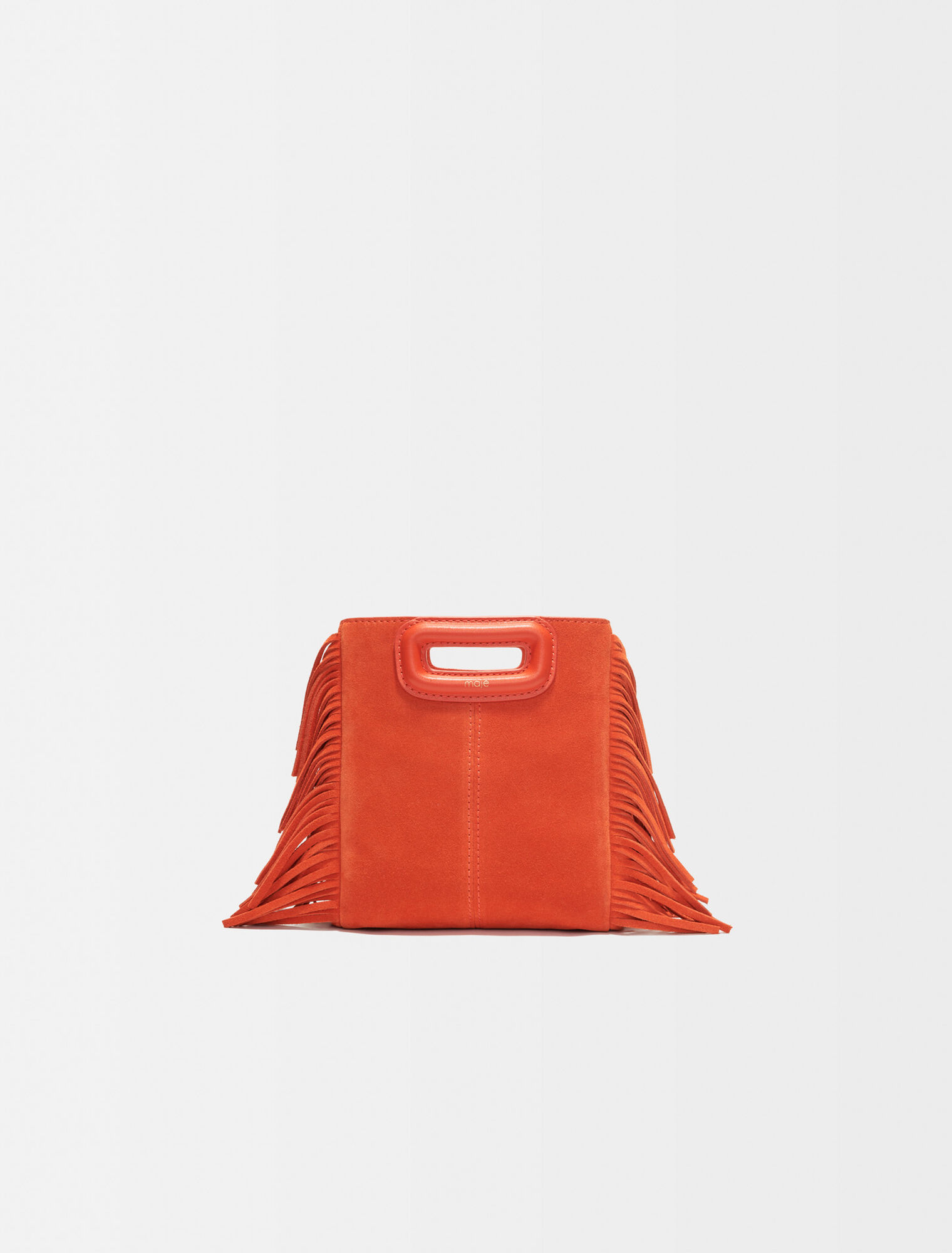M mini bag in suede leather