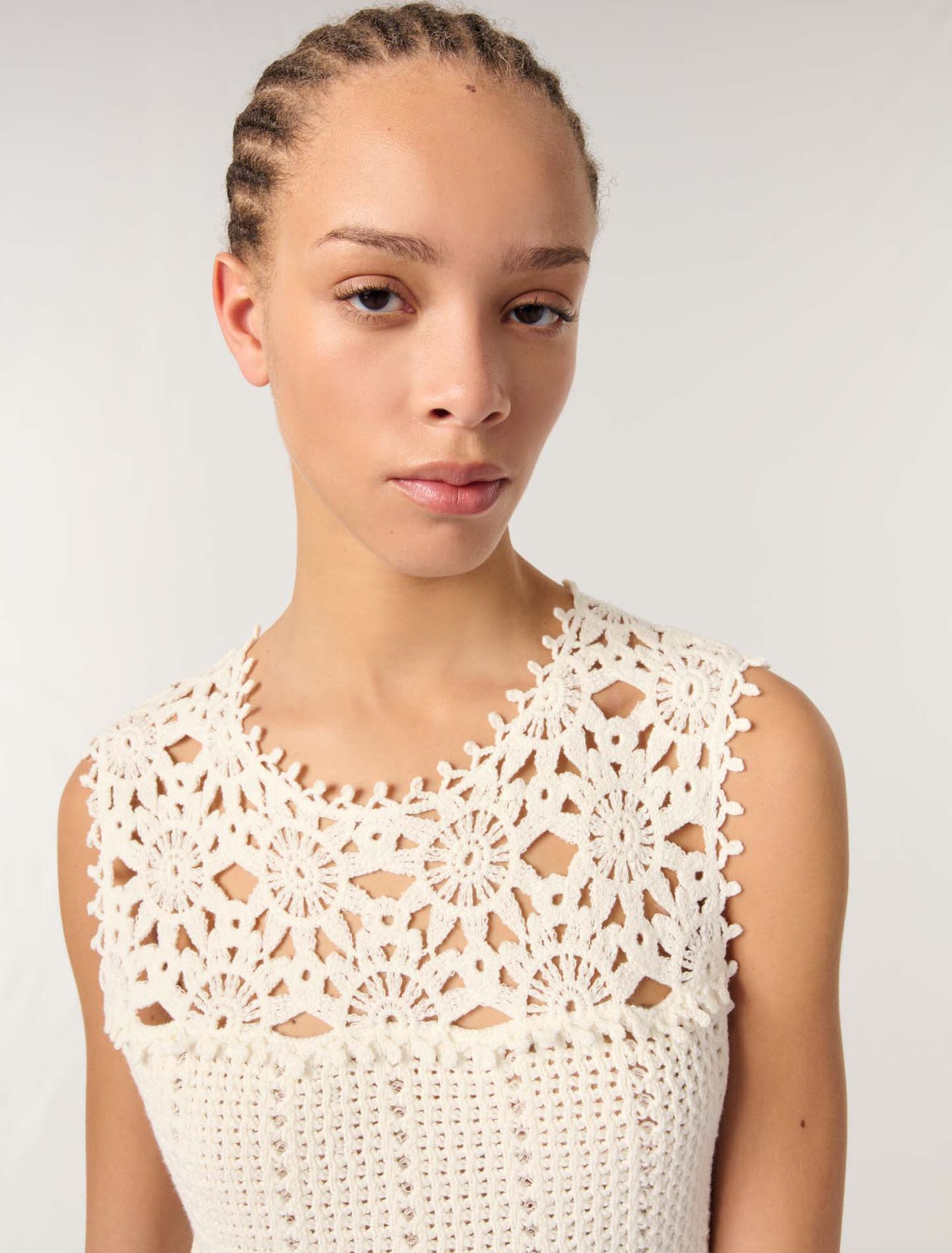 Mini crochet dress
