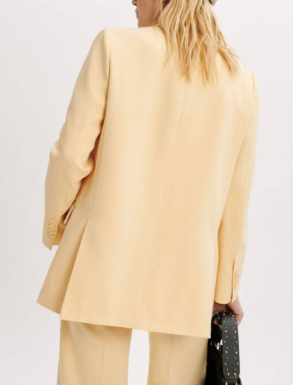 Loose-fitting suit jacket Yellow / Orange For Women | Maje