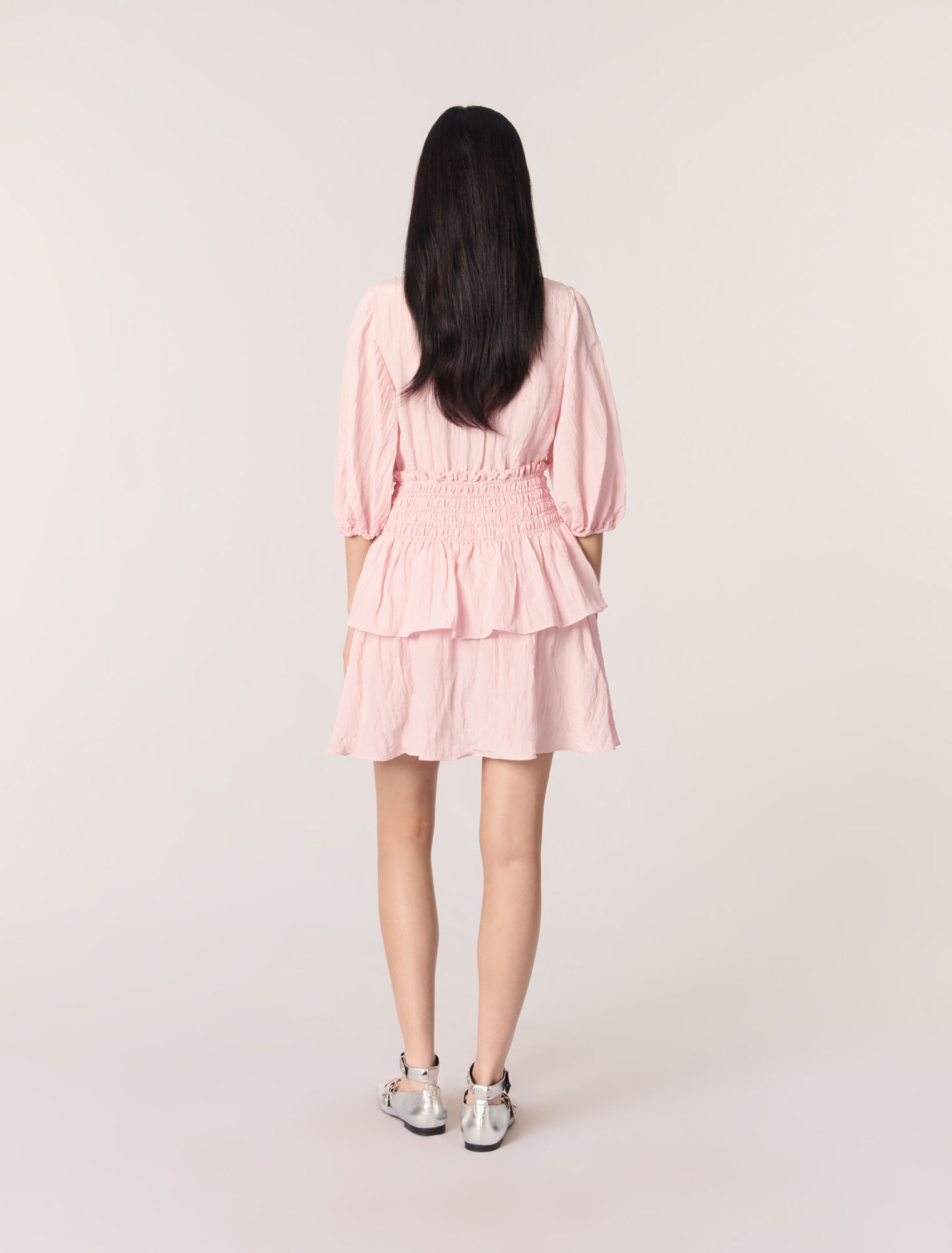 Short ruffled dress
