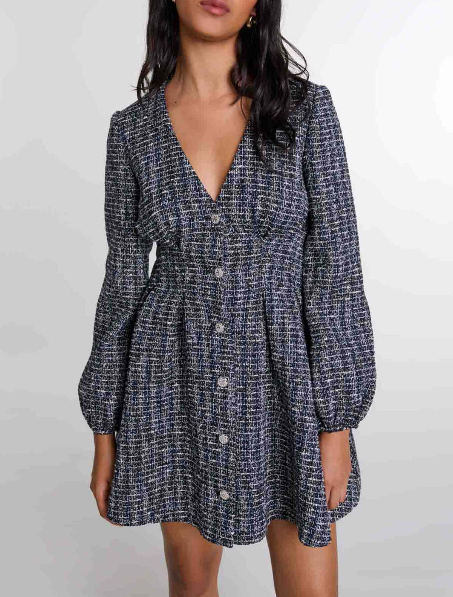 Short tweed dress