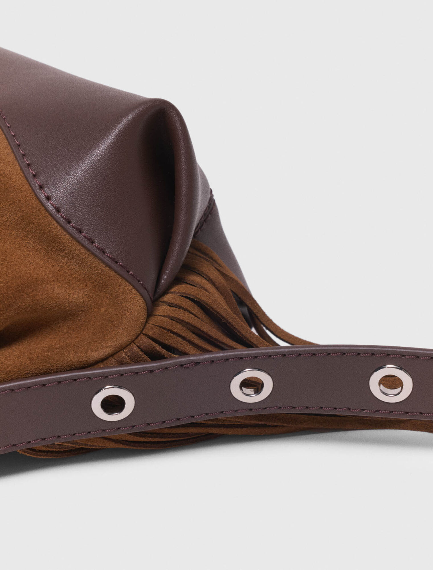 Leather and suede Miss M Mini bag