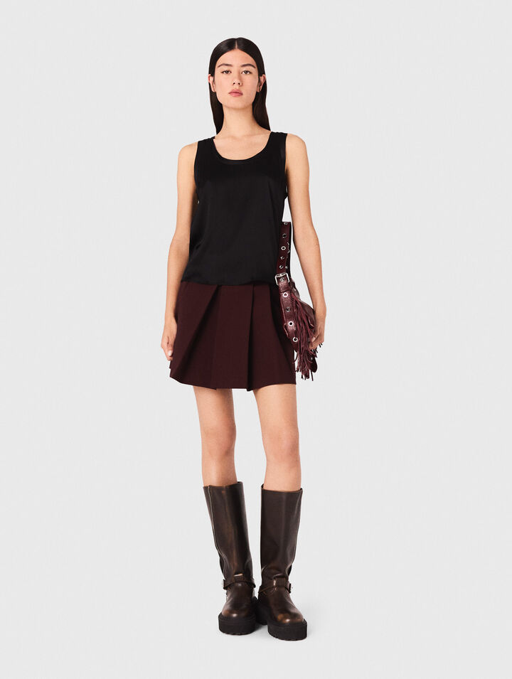Silk tank top