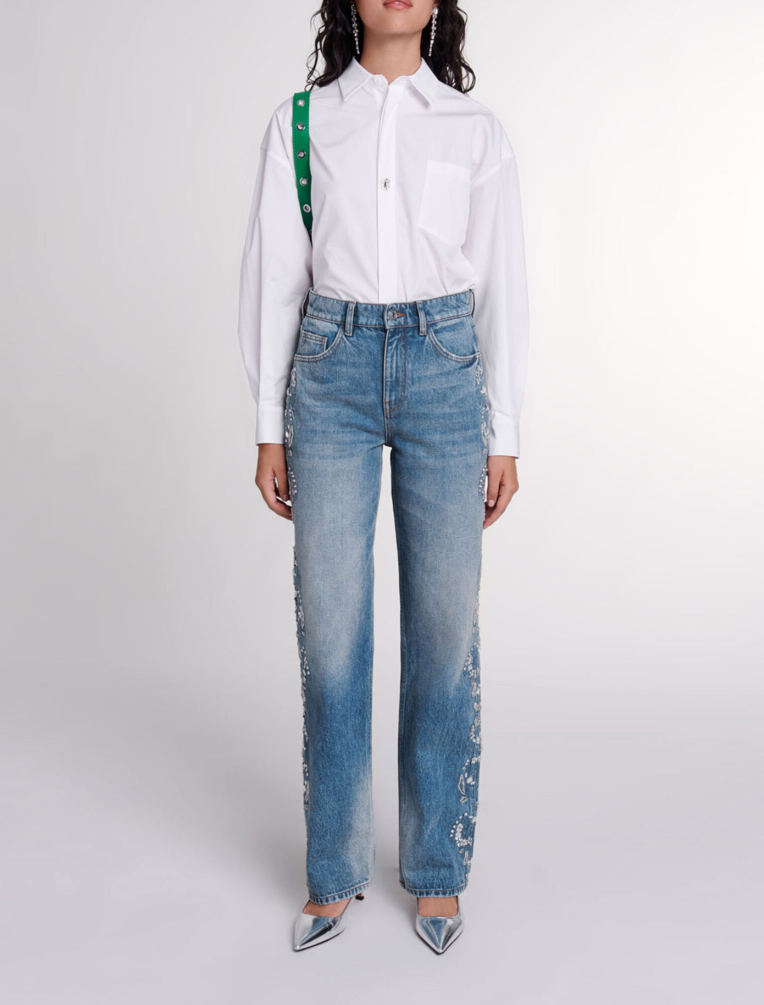 Embroidered jeans 