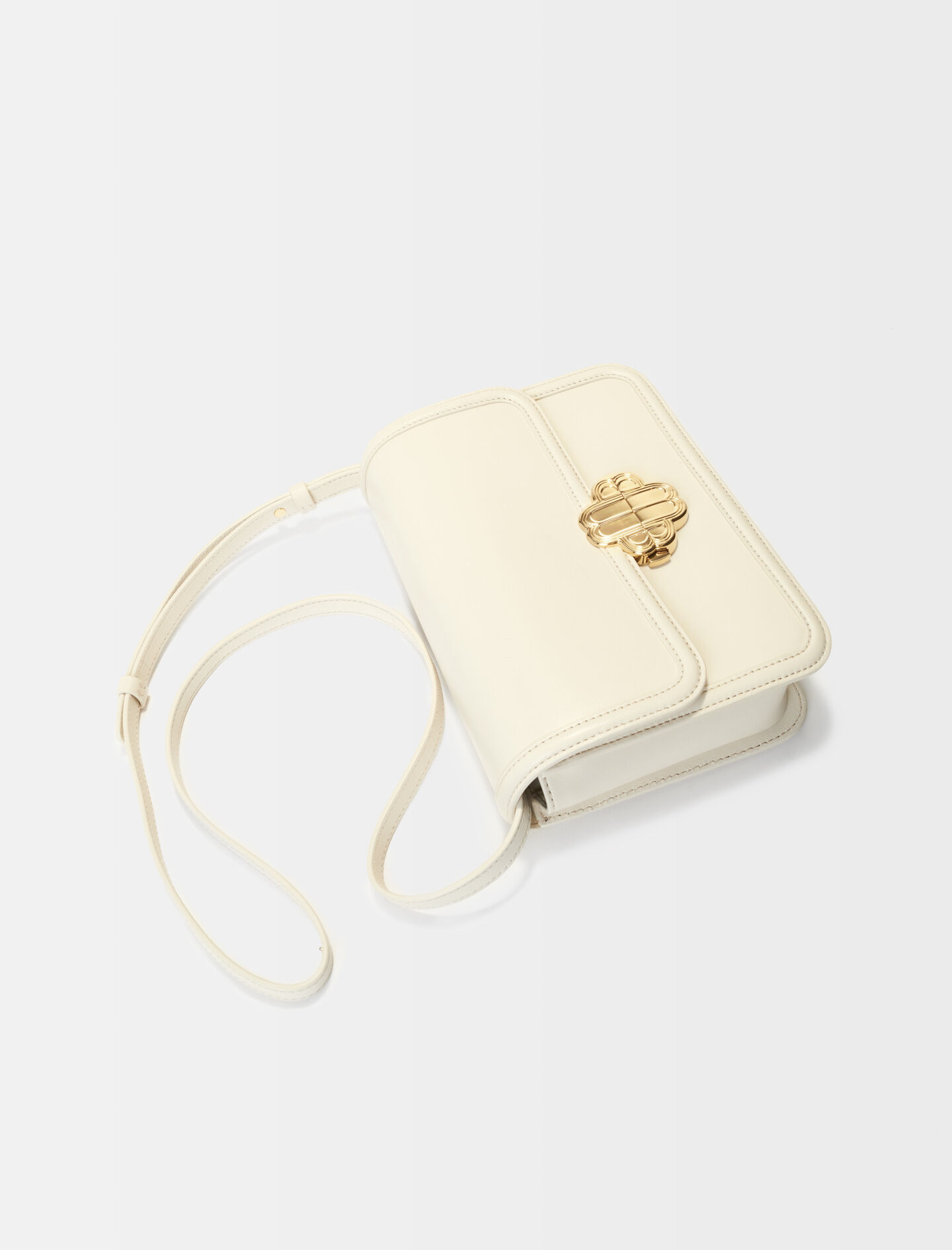 Sac en cuir fermoir clover