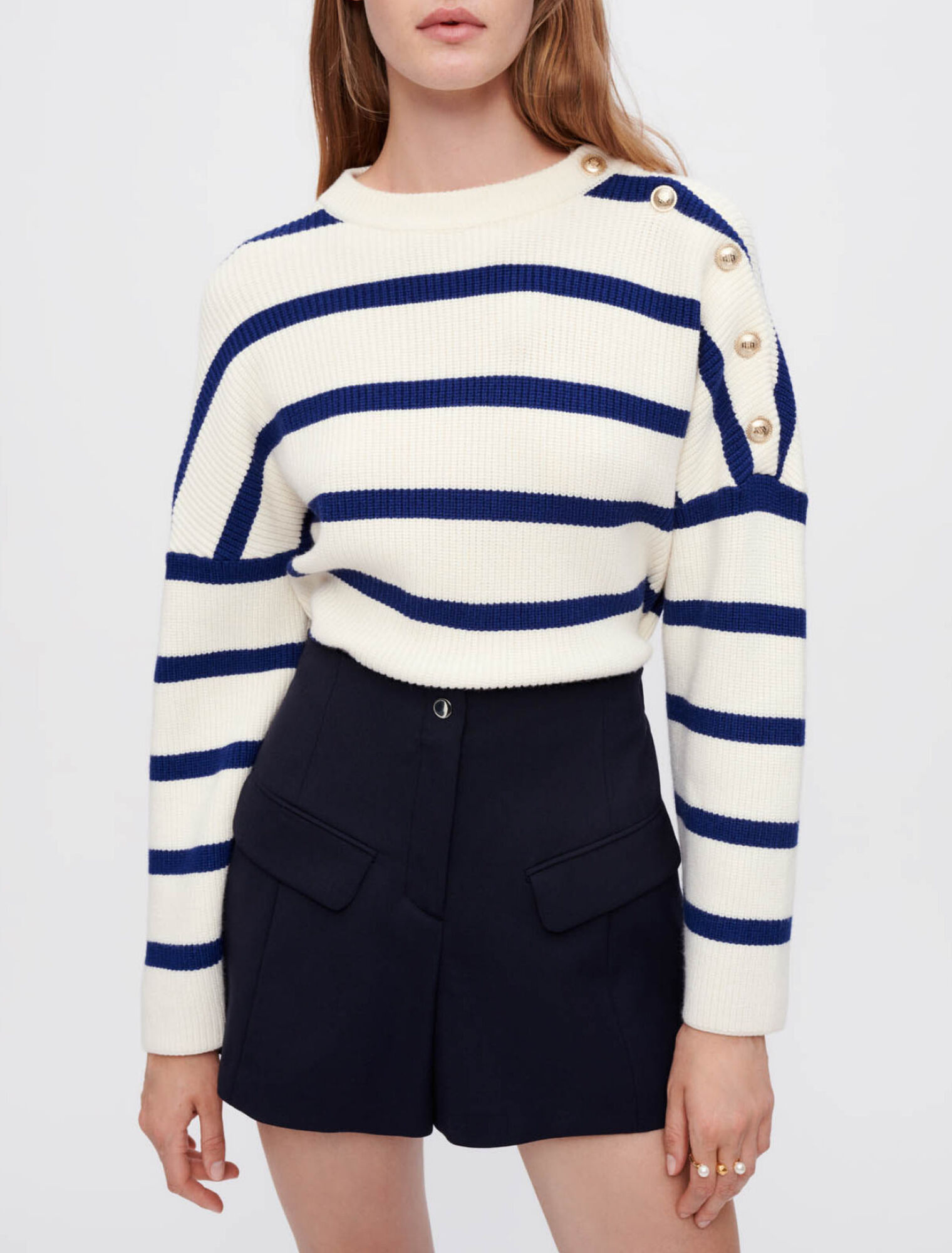 Tailored shorts with pockets