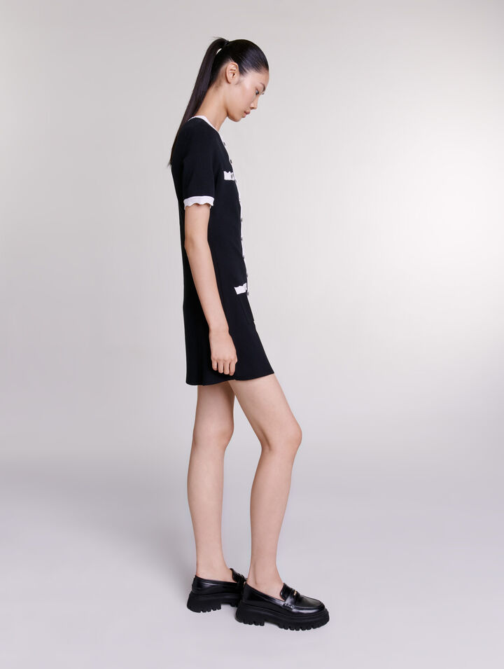 Short knit dress