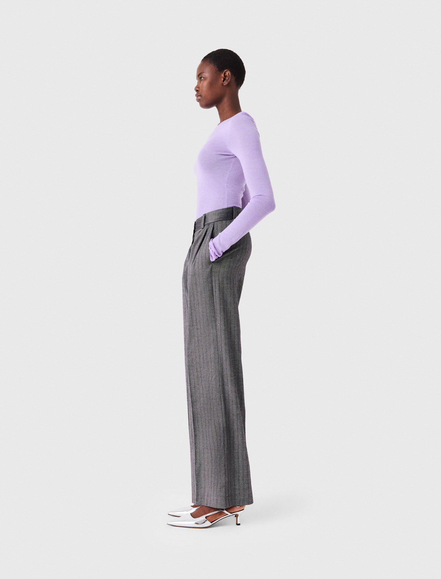 Second-Skin Round Neck Sweater