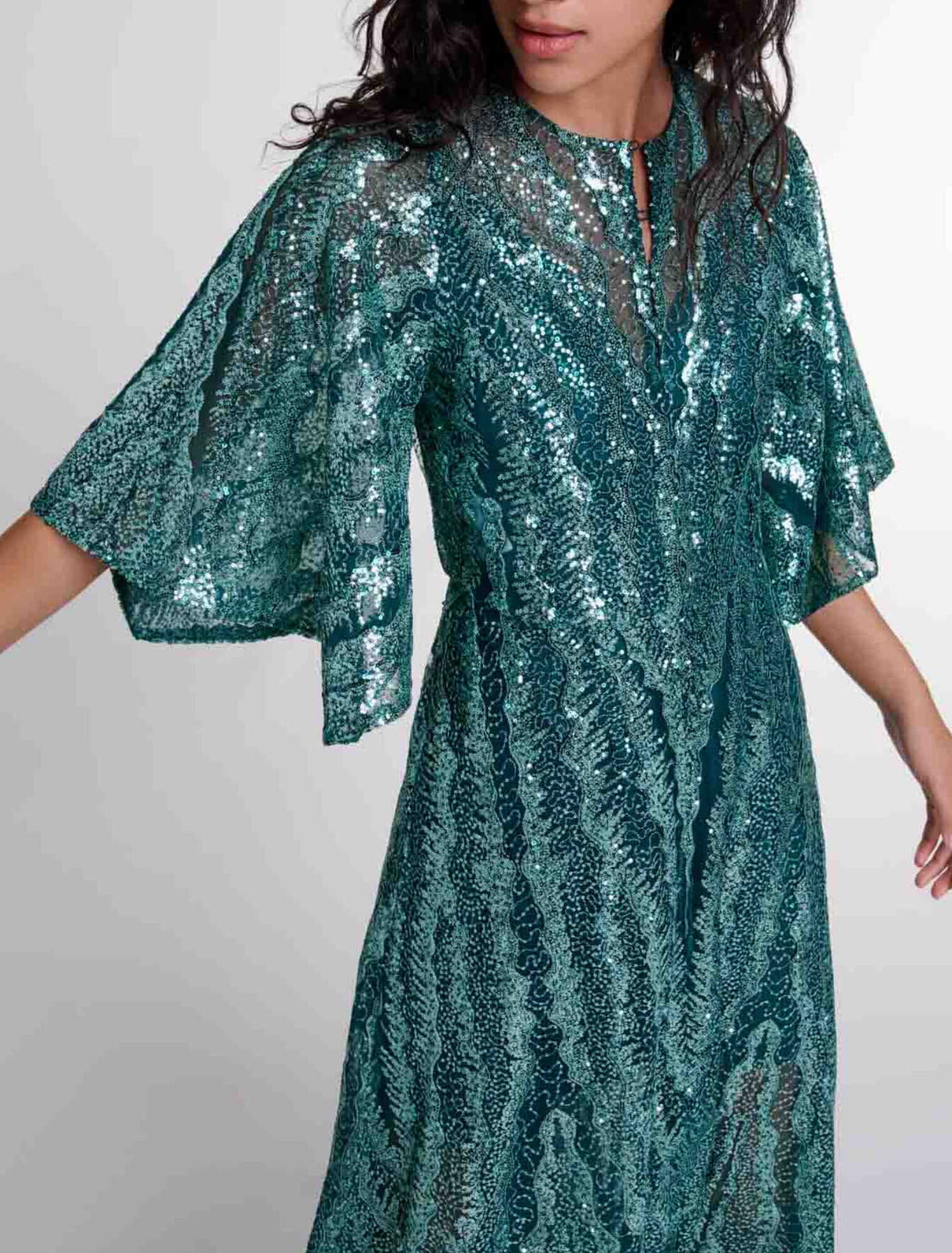 Sequin maxi dress