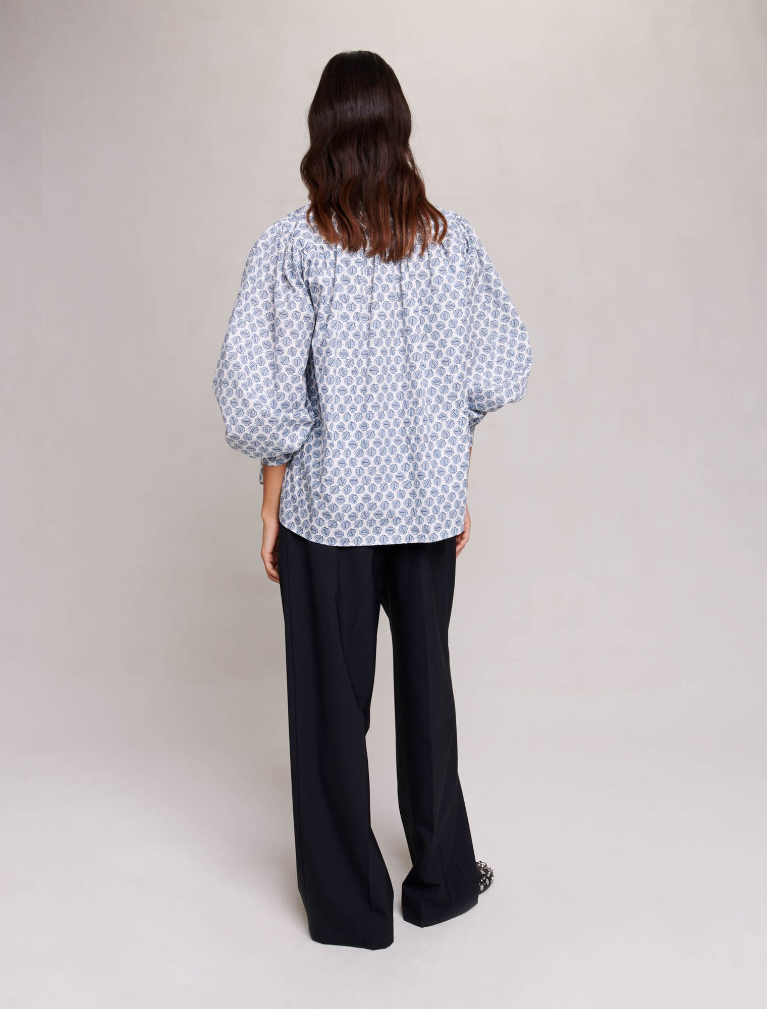 Monogram printed shirt
