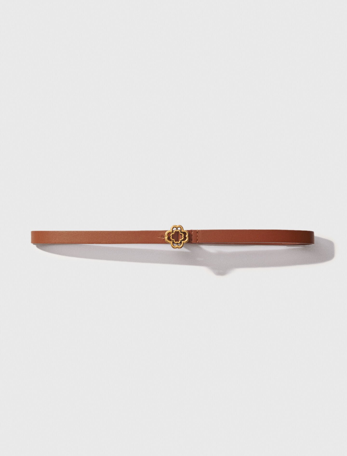 【SURGERY】surgery clover buckle belt 'white' Maje_MFACE00378-0500_F_1.jpg