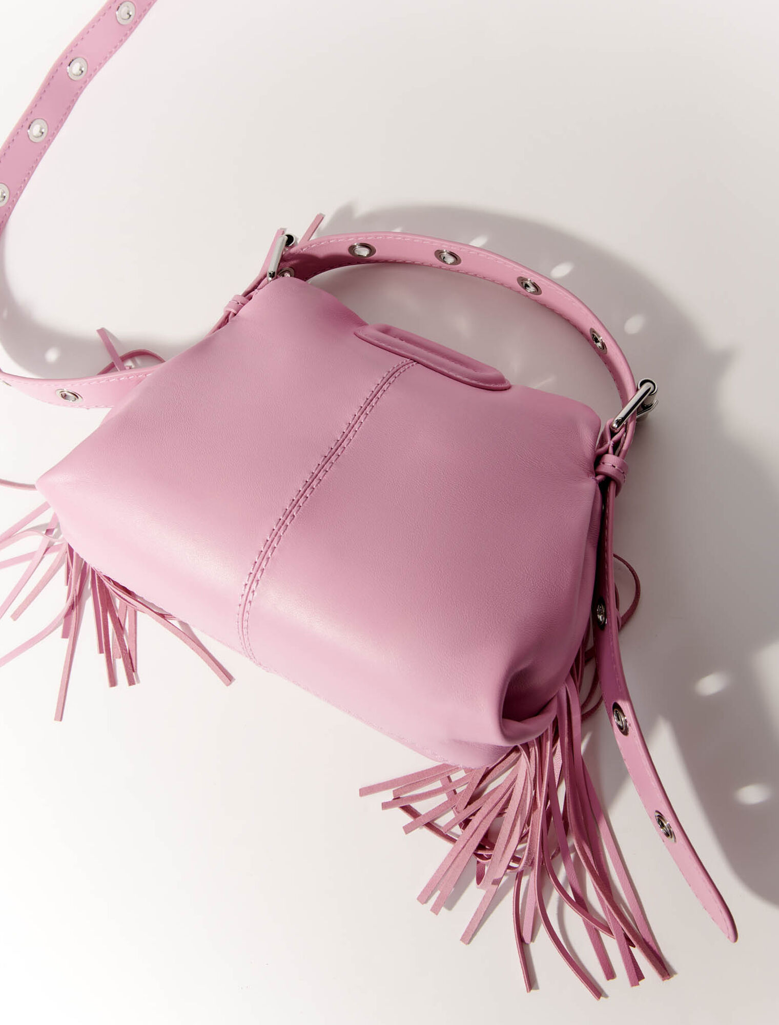 Plain leather mini Miss M bag