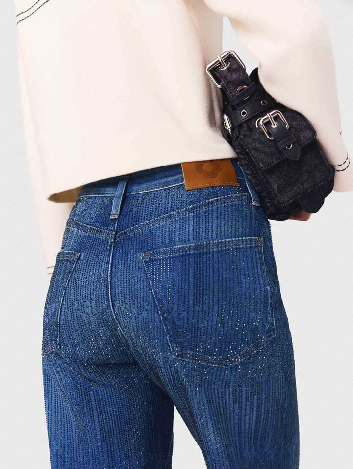 Rhinestone jeans