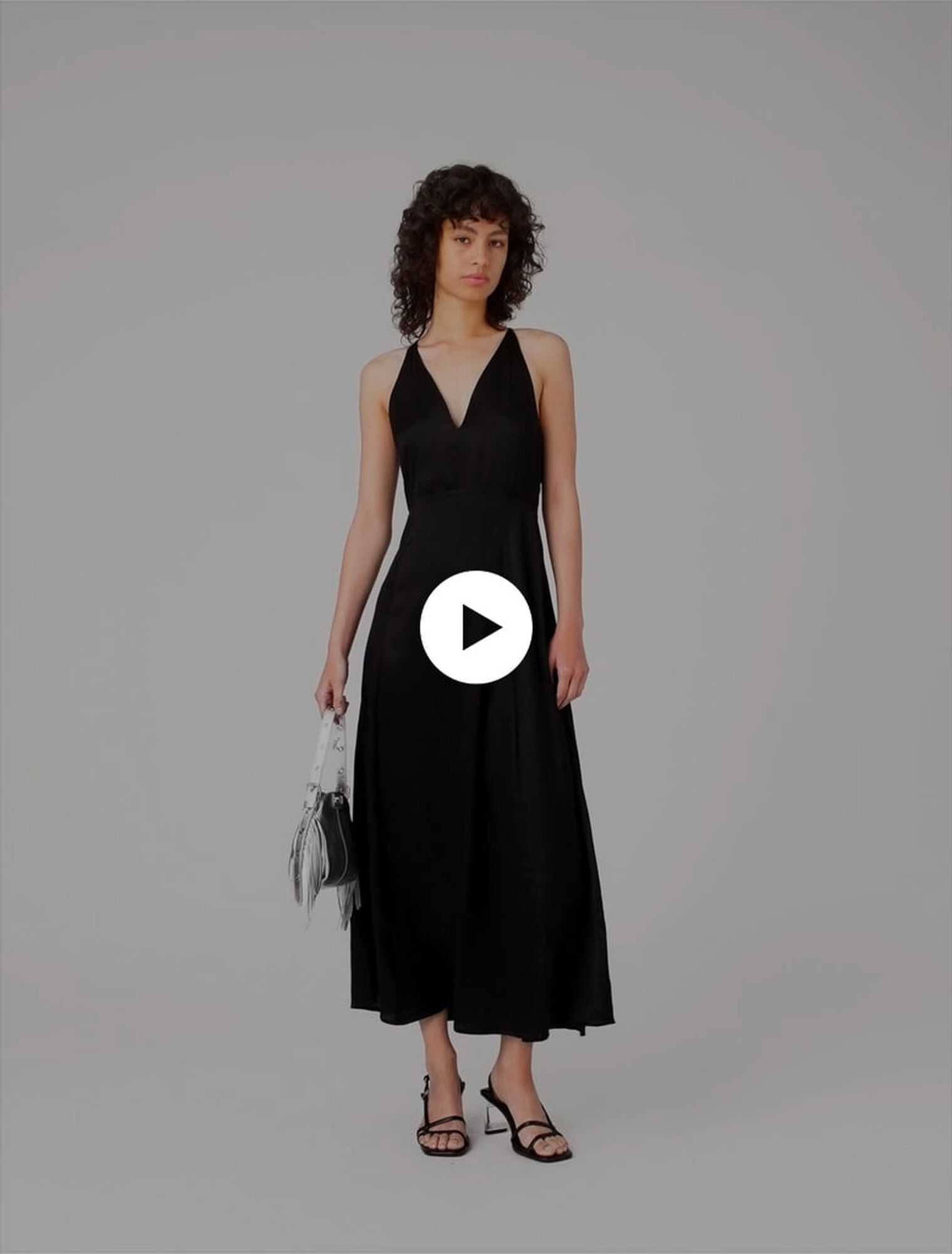 Floaty maxi dress with braided back