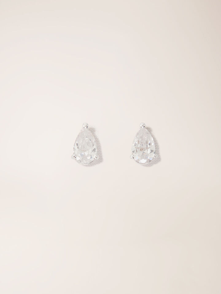 Small rhinestone earrings