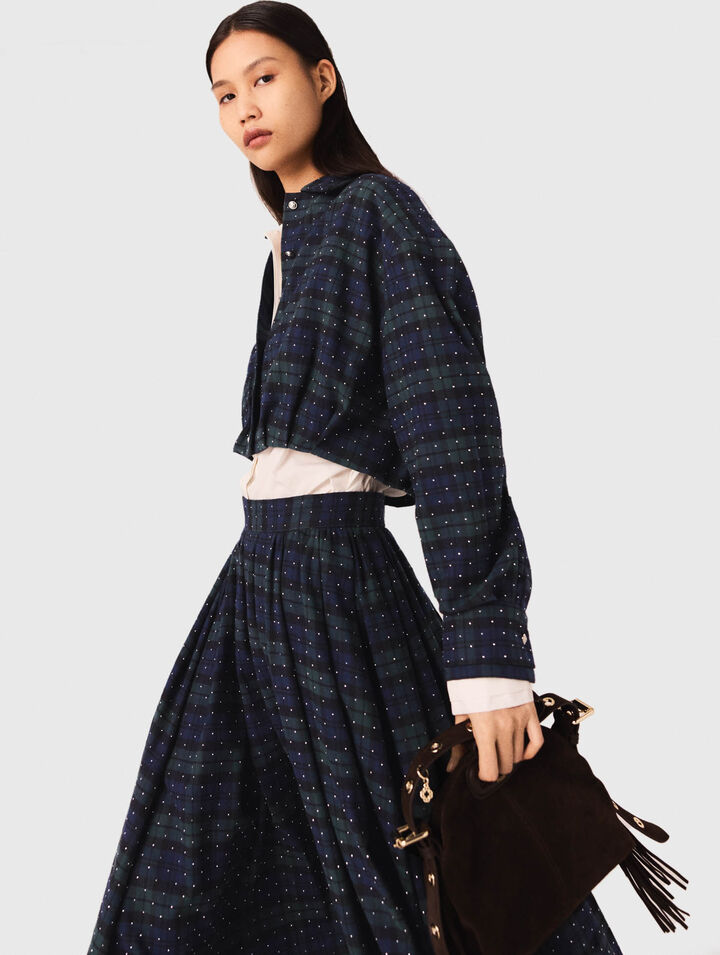 Suede leather Miss M Mini bag